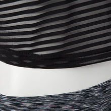 Muat gambar ke penampil Galeri, Sexy U-Neck Sleeveless Striped See-Through Women Tank Top