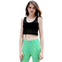 Muat gambar ke penampil Galeri, Sexy U-Neck Sleeveless Striped See-Through Women Tank Top