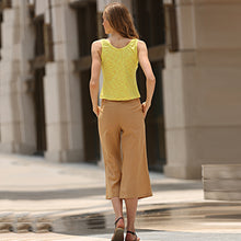 Muat gambar ke penampil Galeri, Simple Scoop Collar Sleeveless Cotton Blend Women Tank Top