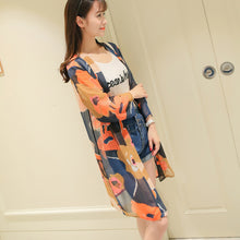 โหลดรูปภาพลงในเครื่องมือใช้ดูของ Gallery 【DPS1688】F0999-防晒衣2020新款春夏季女装雪纺衫韩版女士薄空调衫打底衫上衣