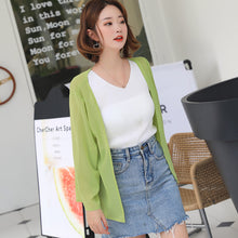 Load image into Gallery viewer, 【DPS1688】F765RX-2020春夏新款韩版雪纺衫长袖防晒衣女士薄上衣空调衫打底衫
