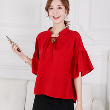 Muatkan imej ke dalam penonton Galeri, 【DPS1688】C787RX-2020春夏新款韩版潮流休闲女装宽松百搭时尚雪纺衫显瘦衬衫
