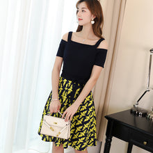 Muat gambar ke penampil Galeri, 【DPS1688】L805RX-2020春夏新款韩版时尚大码百搭裙子潮流显瘦休闲连衣裙女
