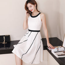 Muat gambar ke penampil Galeri, 【DPS1688】L836RX-2020春夏新款韩版大码女装休闲纯色修身显瘦百搭时尚连衣裙
