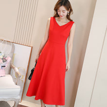 將圖片載入圖庫檢視器 【DPS1688】824RX-2020春装连衣裙女时尚百搭裙子仙女超仙森系新款韩版修身过膝裙女
