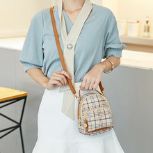 Muat gambar ke penampil Galeri, 【DPS1688】483-女士双肩包2020新款老花格纹GD纹小背包时尚经典斜挎小包赠品礼品
