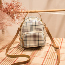 Muat gambar ke penampil Galeri, 【DPS1688】483-女士双肩包2020新款老花格纹GD纹小背包时尚经典斜挎小包赠品礼品
