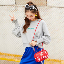 Muatkan imej ke dalam penonton Galeri, 【DPS1688】486-女包包2020年新款字母撞色手提小方包时尚百搭手机包赠品礼品小包
