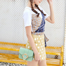 Muat gambar ke penampil Galeri, 【DPS1688】494-女式包包2020新款圆锁挂饰链条小方包时尚休闲斜挎手机包热销现货
