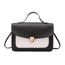 Muat gambar ke penampil Galeri, 【DPS1688】498-女式包包2020新款撞色锁扣斜挎小方包时尚休闲手提包手机包现货潮
