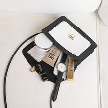 Muat gambar ke penampil Galeri, 【DPS1688】498-女式包包2020新款撞色锁扣斜挎小方包时尚休闲手提包手机包现货潮
