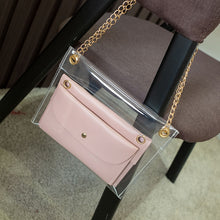 Muat gambar ke penampil Galeri, 【DPS1688】509-女式包包2020新款透明链条斜挎子母包时尚休闲手机包赠品礼品小包

