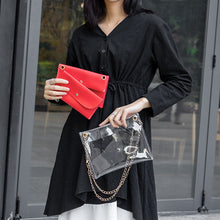 Muat gambar ke penampil Galeri, 【DPS1688】509-女式包包2020新款透明链条斜挎子母包时尚休闲手机包赠品礼品小包
