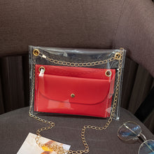 Muat gambar ke penampil Galeri, 【DPS1688】509-女式包包2020新款透明链条斜挎子母包时尚休闲手机包赠品礼品小包
