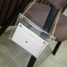 Muat gambar ke penampil Galeri, 【DPS1688】509-女式包包2020新款透明链条斜挎子母包时尚休闲手机包赠品礼品小包
