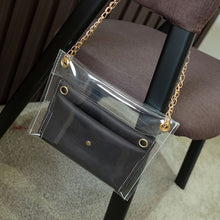 Muat gambar ke penampil Galeri, 【DPS1688】509-女式包包2020新款透明链条斜挎子母包时尚休闲手机包赠品礼品小包
