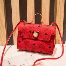 Muat gambar ke penampil Galeri, 【DPS1688】518-女包2020新款印花撞色米奇斜挎手提包时尚百搭迷你手机包厂家现货
