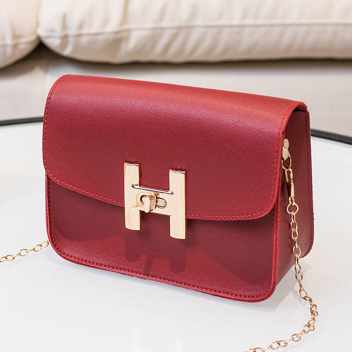 【DPS1688】525-女式包包2020新款锁扣链条小方包时尚休闲斜挎手机包多多现货直销