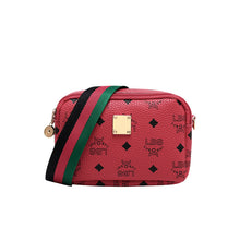 將圖片載入圖庫檢視器 【DPS1688】522-女包2020新款彩带英文印字斜挎小方包时尚休闲手机包赠品礼品小包

