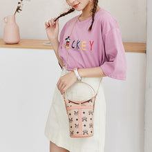 Muat gambar ke penampil Galeri, 【DPS1688】536-女包2020新款印花手提水桶链条斜挎包时尚休闲手机包赠品礼品小包
