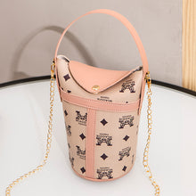 Muat gambar ke penampil Galeri, 【DPS1688】536-女包2020新款印花手提水桶链条斜挎包时尚休闲手机包赠品礼品小包
