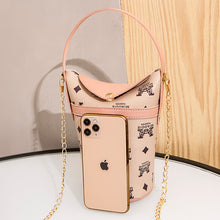 Muat gambar ke penampil Galeri, 【DPS1688】536-女包2020新款印花手提水桶链条斜挎包时尚休闲手机包赠品礼品小包
