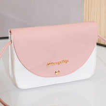 Muat gambar ke penampil Galeri, 【DPS1688】538-女式小包包2020新款撞色商标斜挎小方包时尚韩版单肩手机包现货潮
