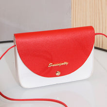 Muat gambar ke penampil Galeri, 【DPS1688】538-女式小包包2020新款撞色商标斜挎小方包时尚韩版单肩手机包现货潮
