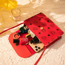 Muat gambar ke penampil Galeri, 【DPS1688】539-女士小包包2020新款撞色玫瑰标印花小方包时尚简易手机包现货直销
