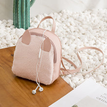 Muat gambar ke penampil Galeri, 【DPS1688】550-女包2020新款毛毛兔子双肩包时尚休闲大容量斜挎包赠品礼品小包包
