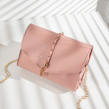 Muat gambar ke penampil Galeri, 【DPS1688】578-女式包包2020新款金属流苏链条小方包时尚休闲手机包现货直销小包
