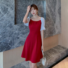 将图片加载到图库查看器，【DPS1688】L1492RX-新款法式雪纺连衣裙2020名媛时尚气质裙子仙女超仙森系收腰显瘦夏
