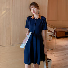 將圖片載入圖庫檢視器 【DPS1688】L1487RX-雪纺衬衫连衣裙女夏轻熟风2020新款时尚气质裙子方领短裙小个子潮
