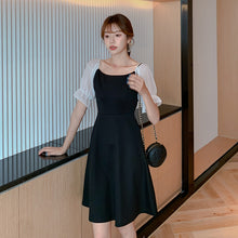 将图片加载到图库查看器，【DPS1688】L1492RX-新款法式雪纺连衣裙2020名媛时尚气质裙子仙女超仙森系收腰显瘦夏
