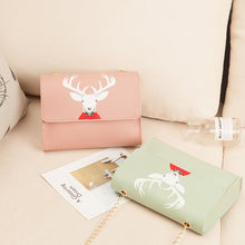 Muat gambar ke penampil Galeri, 【DPS1688】584-女包2020新款卡通印花链条小方包时尚韩休闲手机包赠品礼品小包包
