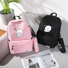 Muat gambar ke penampil Galeri, 【DPS1688】592-学生学习旅游双肩包2020新款时尚丝印萌款背包大容量赠品礼品大包
