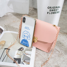 Muat gambar ke penampil Galeri, 【DPS1688】595-女包2020新款锁扣链条小方包时尚休闲单肩手机包赠品礼品小包包
