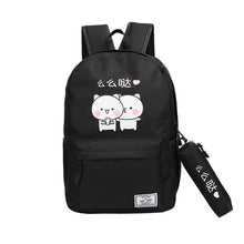 Muat gambar ke penampil Galeri, 【DPS1688】591-学生学习旅游双肩包2020新款时尚丝印么么哒背包大容量开学实用潮
