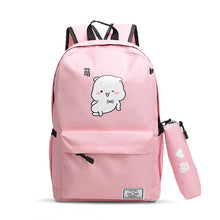 Muat gambar ke penampil Galeri, 【DPS1688】592-学生学习旅游双肩包2020新款时尚丝印萌款背包大容量赠品礼品大包
