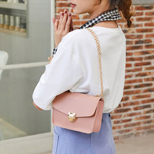Muat gambar ke penampil Galeri, 【DPS1688】595-女包2020新款锁扣链条小方包时尚休闲单肩手机包赠品礼品小包包
