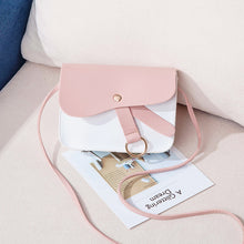 Muat gambar ke penampil Galeri, 【DPS1688】597-女包2020新款撞色吊带小圈圈简易小方包时尚休闲手机包赠品礼品包
