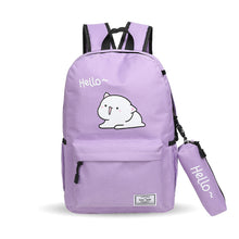 โหลดรูปภาพลงในเครื่องมือใช้ดูของ Gallery 【DPS1688】600-小学生背包2020新款hello 卡通印花双肩包背包时尚大容量舒适书包
