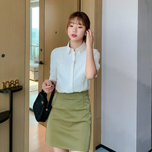 โหลดรูปภาพลงในเครื่องมือใช้ดูของ Gallery 【DPS1688】C1168RX-夏季时尚气质雪纺衬衫短袖2020年新款女装洋气上衣服小衫气质衬衣
