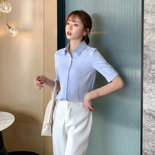 โหลดรูปภาพลงในเครื่องมือใช้ดูของ Gallery 【DPS1688】C1168RX-夏季时尚气质雪纺衬衫短袖2020年新款女装洋气上衣服小衫气质衬衣
