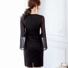 โหลดรูปภาพลงในเครื่องมือใช้ดูของ Gallery 【DPS1688】L471RX-2020春夏新款韩版修身气质名媛连衣裙女中长款性感包臀显瘦打底裙
