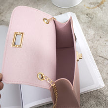 Muat gambar ke penampil Galeri, 【DPS1688】612-女式包2020新款简易锁扣链条小方包时尚休闲手机包赠品礼品小包包
