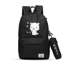 โหลดรูปภาพลงในเครื่องมือใช้ดูของ Gallery 【DPS1688】620-学生背包2020新款加油卡通印花双肩包背包时尚大容量舒适书包现货
