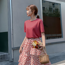 Muatkan imej ke dalam penonton Galeri, 【DPS1688】T1702RX-短袖2020年新款网红t恤女ins超火夏季女装韩版纯色休闲上衣白色潮
