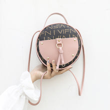 Muat gambar ke penampil Galeri, 【DPS1688】636-女士包袋2020新款印花捆条撞色吊丝小圆包时尚休闲手机包礼品小包

