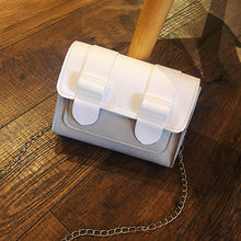 將圖片載入圖庫檢視器 【DPS1688】640-女包2020新款搭扣亮片撞色链条小方包多色选择时尚休闲手机包现货
